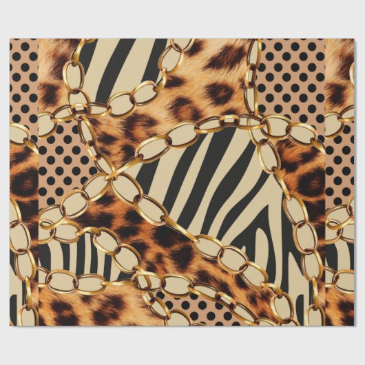 Leopard Pattern, Leopard Print, Animal print, Cadeaupapier (Vlak)