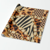 Leopard Pattern, Leopard Print, Animal print, Cadeaupapier (Uitgerold)
