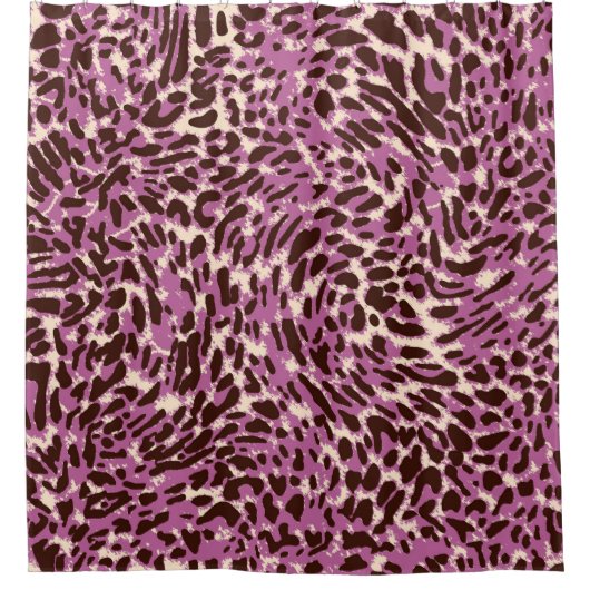 Leopard Pattern, Leopard Print, Animal print, Douchegordijn (Voorkant)