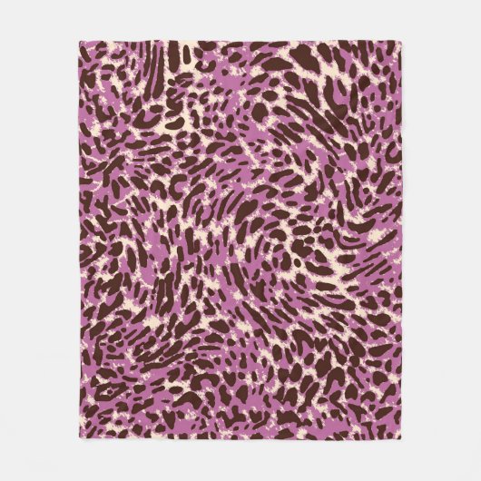 Leopard Pattern, Leopard Print, Animal print, Fleece Deken (Voorkant)