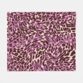 Leopard Pattern, Leopard Print, Animal print, Fleece Deken (Voorkant (Horizontaal))