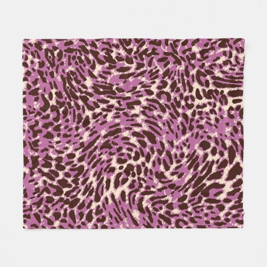 Leopard Pattern, Leopard Print, Animal print, Fleece Deken (Voorkant (Horizontaal))