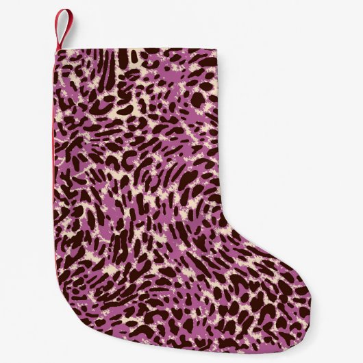 Leopard Pattern, Leopard Print, Animal print,  Kleine Kerstsok (Voorkant)