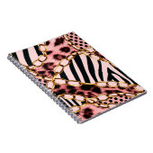 Leopard Pattern, Leopard Print, Animal print, Notitieboek (Rechterzijde)