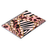 Leopard Pattern, Leopard Print, Animal print, Notitieboek (Linkerzijde)