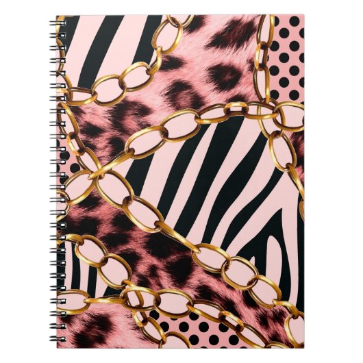 Leopard Pattern, Leopard Print, Animal print, Notitieboek (Voorkant)