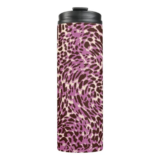 Leopard Pattern, Leopard Print, Animal print, Thermosbeker (Voorkant)
