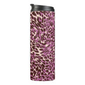 Leopard Pattern, Leopard Print, Animal print, Thermosbeker (Geroteerd rechts)