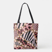 Leopard Pattern, Leopard Print, Animal print, Tote Bag (Achterkant)