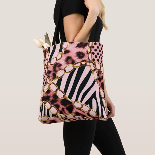 Leopard Pattern, Leopard Print, Animal print, Tote Bag (Dichtbij)