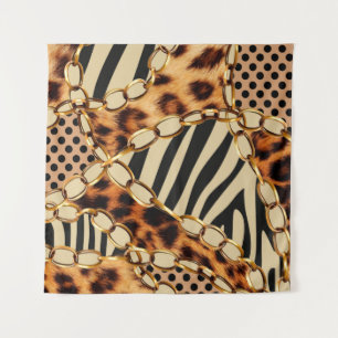 Leopard Pattern, Leopard Print, Animal print, Wandkleed