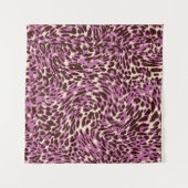 Leopard Pattern, Leopard Print, Animal print, Wandkleed (Voorkant (horizontaal))