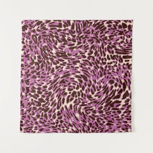 Leopard Pattern, Leopard Print, Animal print, Wandkleed (Voorkant (horizontaal))