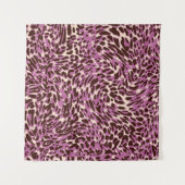 Leopard Pattern, Leopard Print, Animal print, Wandkleed (Voorkant)