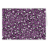 Leopard Pattern, Leopard Spots, Paarse Leopard (Voorkant Horizontaal)