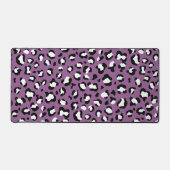 Leopard Pattern, Leopard Spots, Paarse Leopard Bureaumat (Voorkant)