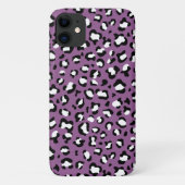 Leopard Pattern, Leopard Spots, Paarse Leopard Case-Mate iPhone Case (Achterkant)
