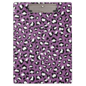 Leopard Pattern, Leopard Spots, Paarse Leopard Klembord (Voorkant)