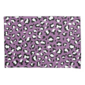 Leopard Pattern, Leopard Spots, Paarse Leopard Kussensloop (Voorkant)