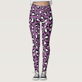 Leopard Pattern, Leopard Spots, Paarse Leopard Leggings