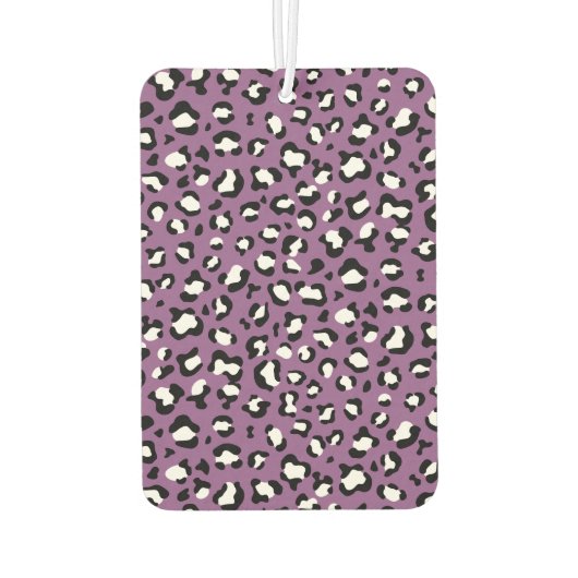Leopard Pattern, Leopard Spots, Paarse Leopard Luchtverfrisser (Achterkant)