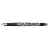 Leopard Pattern, Leopard Spots, Paarse Leopard Pen (Voorkant)