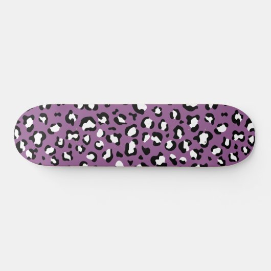 Leopard Pattern, Leopard Spots, Paarse Leopard Persoonlijk Skateboard (Horizontaal)