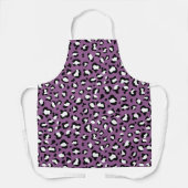 Leopard Pattern, Leopard Spots, Paarse Leopard Schort (Voorkant)