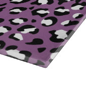 Leopard Pattern, Leopard Spots, Paarse Leopard Snijplank (Hoek)