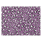 Leopard Pattern, Leopard Spots, Paarse Leopard Tafelkleed (Voorkant (Horizontaal))