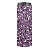 Leopard Pattern, Leopard Spots, Paarse Leopard Thermosbeker (Achterkant)
