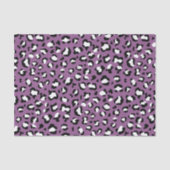 Leopard Pattern, Leopard Spots, Paarse Leopard Tissuepapier (Voorkant)