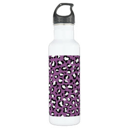 Leopard Pattern, Leopard Spots, Paarse Leopard Waterfles