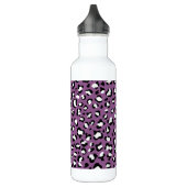 Leopard Pattern, Leopard Spots, Paarse Leopard Waterfles (Links)