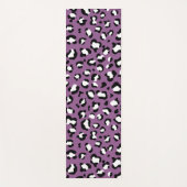 Leopard Pattern, Leopard Spots, Paarse Leopard Yogamat (Voorkant)