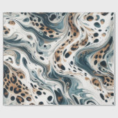 Leopard Pattern Melkweg Cadeaupapier (Vlak)