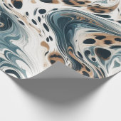 Leopard Pattern Melkweg Cadeaupapier (Hoek)