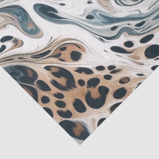Leopard Pattern Melkweg Tissuepapier (Detail)