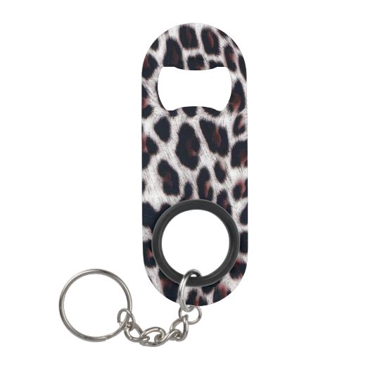 Leopard Pattern Mini Flessenopener (Voorkant)