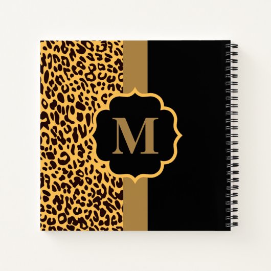 Leopard Pattern Notitieboek (Achterkant)