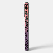 Leopard Pattern on Colorful Backdrop Case-Mate iPhone Case (Achterkant / Links)