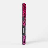 Leopard Pattern on Colorful Backdrop iPhone Hoesje (Rechterkant)