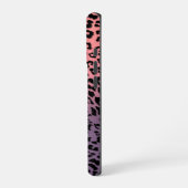 Leopard Pattern on Colorful Backdrop iPhone Hoesje (Linkerkant)
