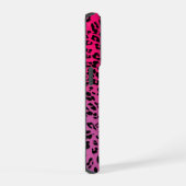 Leopard Pattern on Colorful Backdrop iPhone Hoesje (Rechterkant)