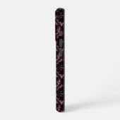Leopard Pattern op Roze iPhone Hoesje (Linkerkant)