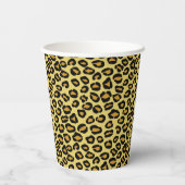 Leopard Pattern Papieren Bekers (Achterkant)
