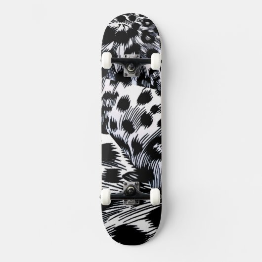 Leopard Pattern Persoonlijk Skateboard (Voorkant)