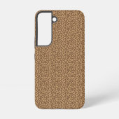 Leopard Pattern Print Bruin Samsung Galaxy Hoesje (Achterkant)