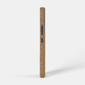 Leopard Pattern Print Bruin Samsung Galaxy Hoesje (Rechterkant)