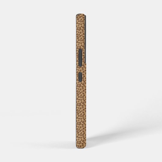 Leopard Pattern Print Bruin Samsung Galaxy Hoesje (Rechterkant)